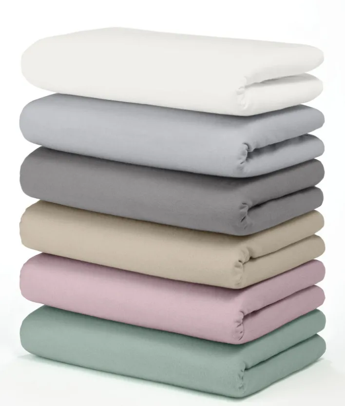 DORMISETTE Biber-Spannbettlaken 140 - 150 x 200 cm camel