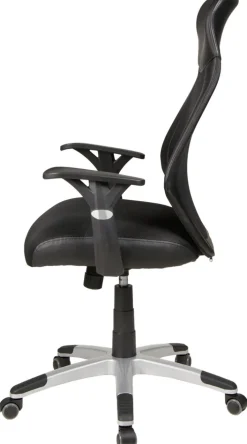 Drehstuhl NIKO Silberfarbig/ Schwarz