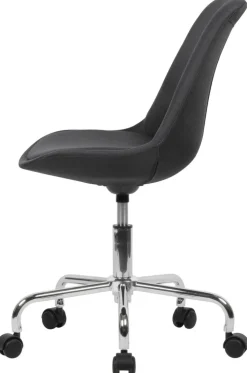 Drehstuhl schwarz/ silberfarbig