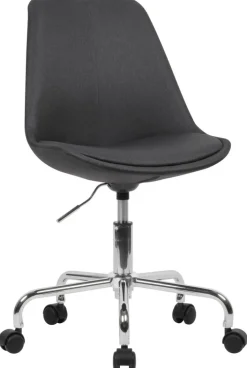 Drehstuhl schwarz/ silberfarbig