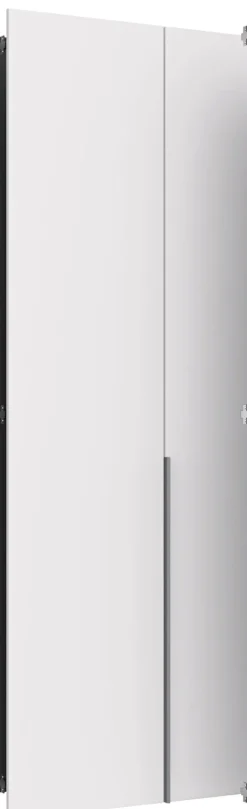 Drehtüren-Front KIRA 2er Set 86 x 202 cm weiß