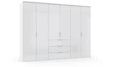 Drehtürenschrank DIOSO 301 x 226 cm weiß
