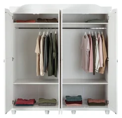 Drehtürenschrank FYNN 182 x 197,5 cm weiß