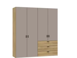 Drehtürenschrank LONGLINE VII braun