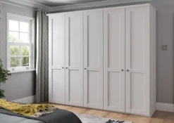 Drehtürenschrank MARLOW weiß