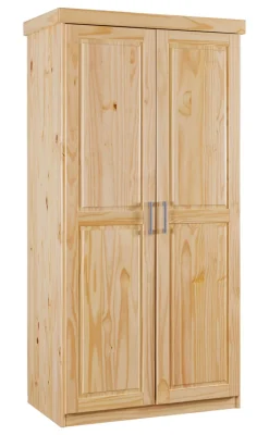 Drehtürenschrank VINCENT 95 x 190 cm braun