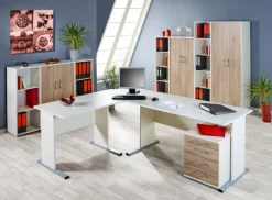 Eckplatte SERIE200 65 x 65 cm weiß