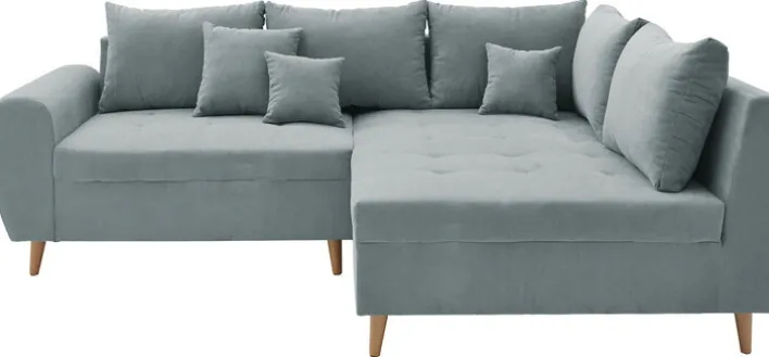 Ecksofa CARLA 249 x 175 cm mintgrün