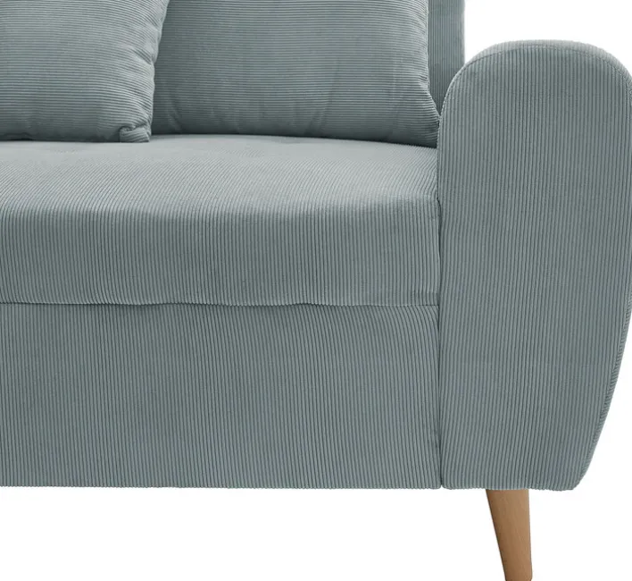 Ecksofa CARLA 249 x 175 cm mintgrün
