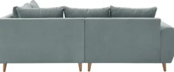 Ecksofa CARLA 249 x 175 cm mintgrün
