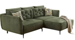 Ecksofa CHASE dunkelgrün