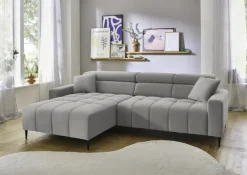 Ecksofa EASY 180 x 256 cm hellgrau