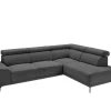 Ecksofa FORREST steelgrau