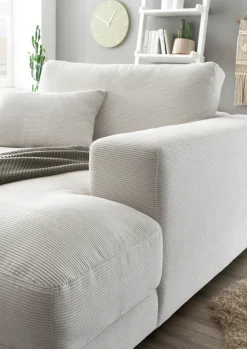 Ecksofa HIGH END weiß