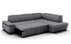 Ecksofa LISBON 286 x 216 cm grau