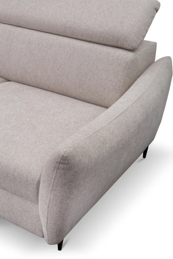 Ecksofa OSCAR 212 x 253 cm grau