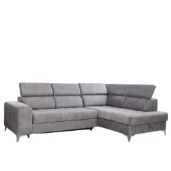 Ecksofa PRAG 282 x 189 cm grey