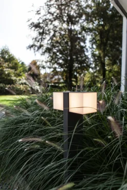 ECO-LIGHT LED Wegeleuchte CUBA 2-flg anthrazit