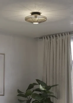 EGLO Retrofit Deckenlampe MIDSUMMER 38 cm creme