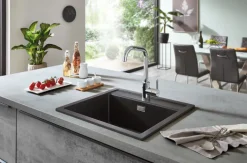 Einbauspüle ZURI schwarz