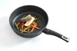 ELO Pfanne mit Glasdeckel GRANIT EVOLUTION 28 cm Aluminium grau