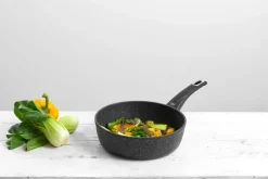 ELO Pfanne mit Glasdeckel GRANIT EVOLUTION 28 cm Aluminium grau