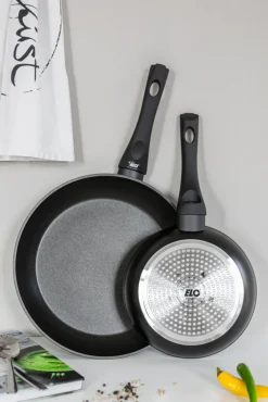 ELO Pfannen-Set IMPERIAL 2-teilig schwarz