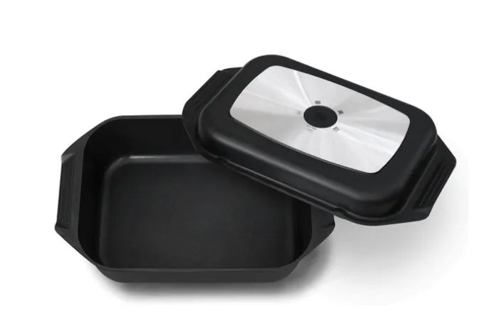 ELO Rechteckbräter KARREE 42x26 cm Aluguss schwarz