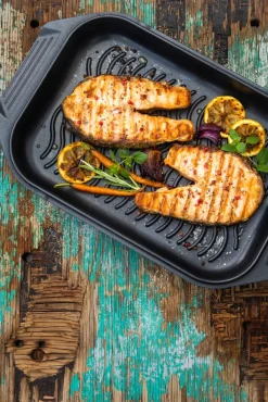 ELO Rechteckbräter KARREE 42x26 cm Aluguss schwarz