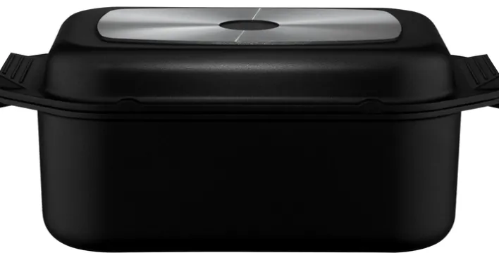 ELO Rechteckbräter KARREE 42x26 cm Aluguss schwarz