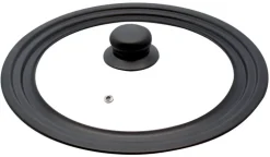 ELO Universaldeckel 22 cm Glas / Carbon