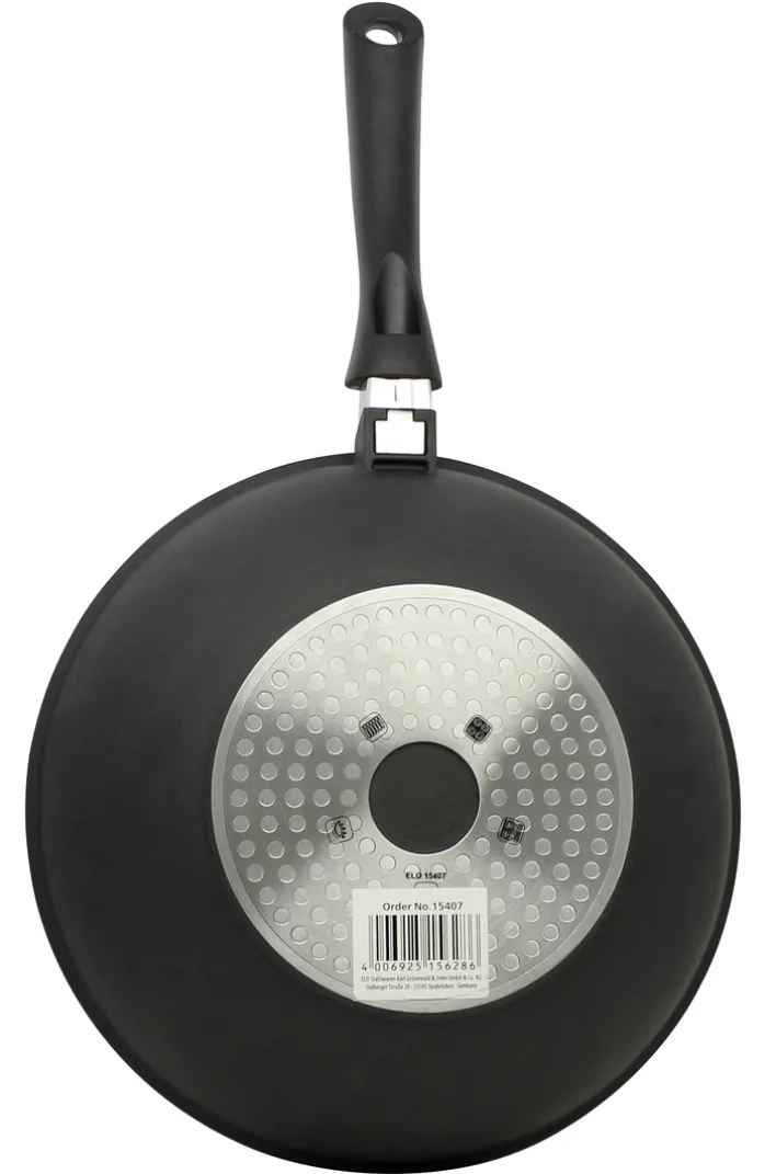 ELO Wokpfanne ALUCAST 28 cm schwarz Aluminiumguss
