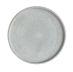 ENGELS KERZEN Kerzenteller BENNY 20 cm grau