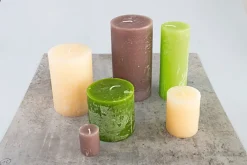 ENGELS KERZEN Stumpenkerze MON AMI Rustique 10/H10 cm schlamm