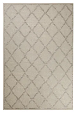 ESPRIT Outdoorteppich RHOMB 160 x 225 cm beige/grau
