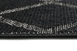 ESPRIT Outdoorteppich RHOMB 120 x 170 cm blau/grau