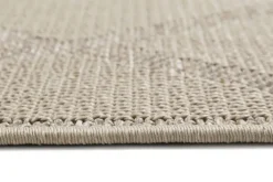 ESPRIT Outdoorteppich RHOMB 120 x 170 cm beige/grau