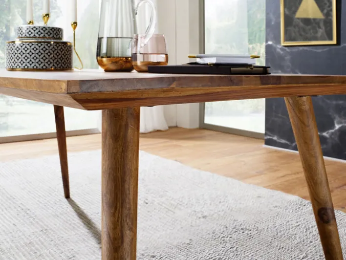 Esstisch 180 x 80 cm braun