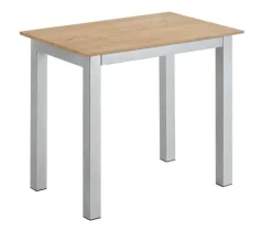 Esstisch 90 x 60 cm NB braun/grau