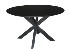 Esstisch ARAS 150 x 150 cm schwarz