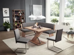 Esstisch ELIMO 120-160 x 80 cm NB Oak