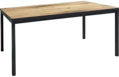 Esstisch LOLA 160 x 90 cm Eiche teilmassiv