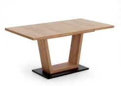 Esstisch MARIE 140(180) x 90 cm braun/schwarz