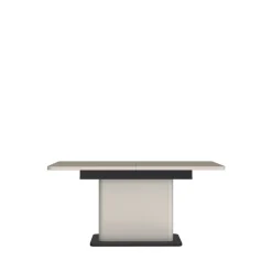 Esstisch VODOL 160-200x75 cm Sand/Schwarz