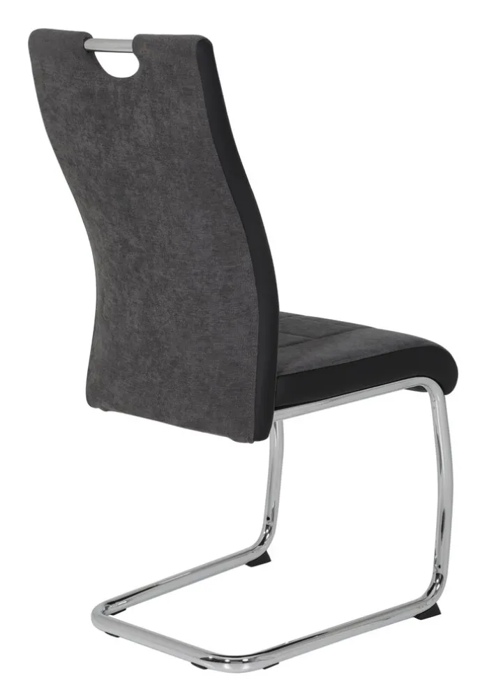 Esszimmerstuhl ALINA 2er Set anthrazit