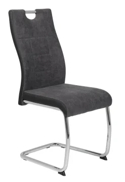 Esszimmerstuhl ALINA 2er Set anthrazit