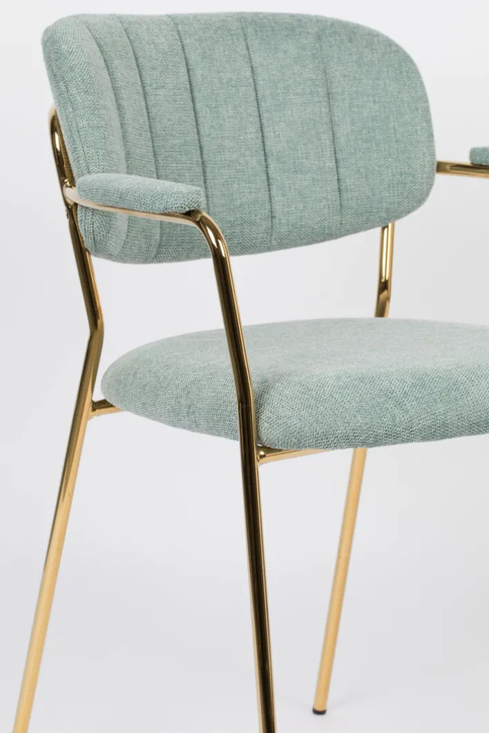 Esszimmerstuhl ARMJOLIEN 2er Set hellgrün