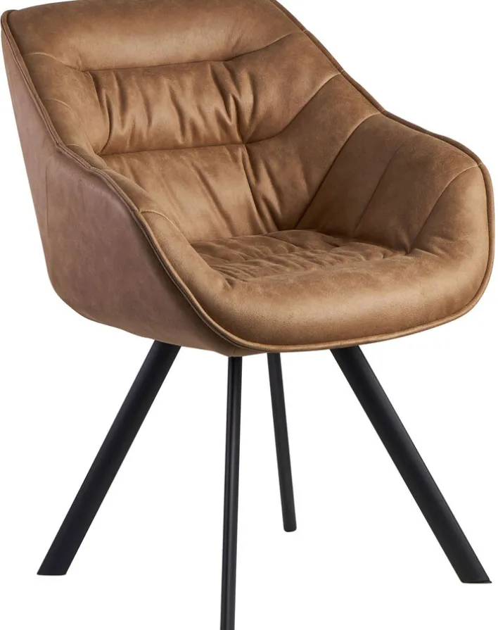 Esszimmerstuhl beige/ schwarz