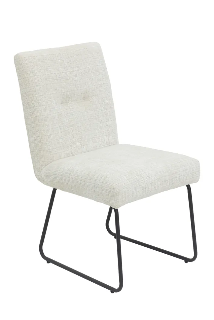 Esszimmerstuhl ELSA 2er Set creme/schwarz