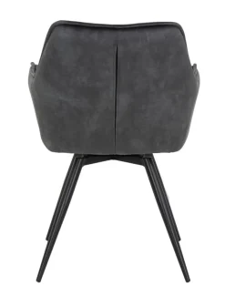 Esszimmerstuhl FLORENTINA 2er Set anthrazit